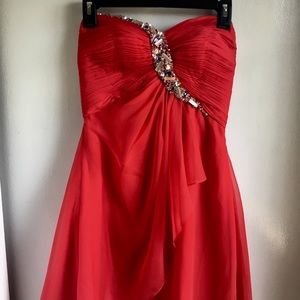 Cinderella red formal dress